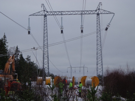 400 kV overhead power line between Hallsberg-Östansjö and Barkeryd